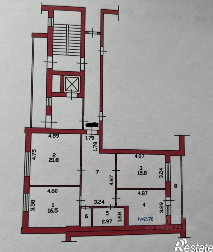 3-комн квартира ул Антонова, 16,  д. 16