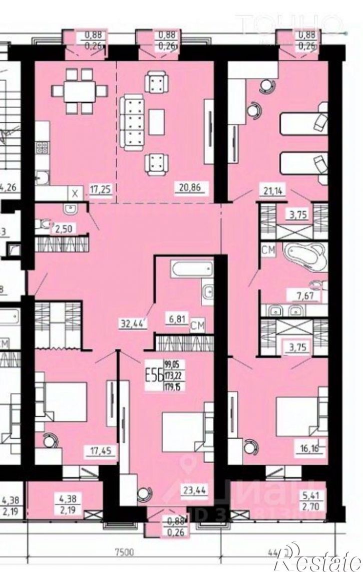 4-комн квартира ул Богданова, 51,  д. 51
