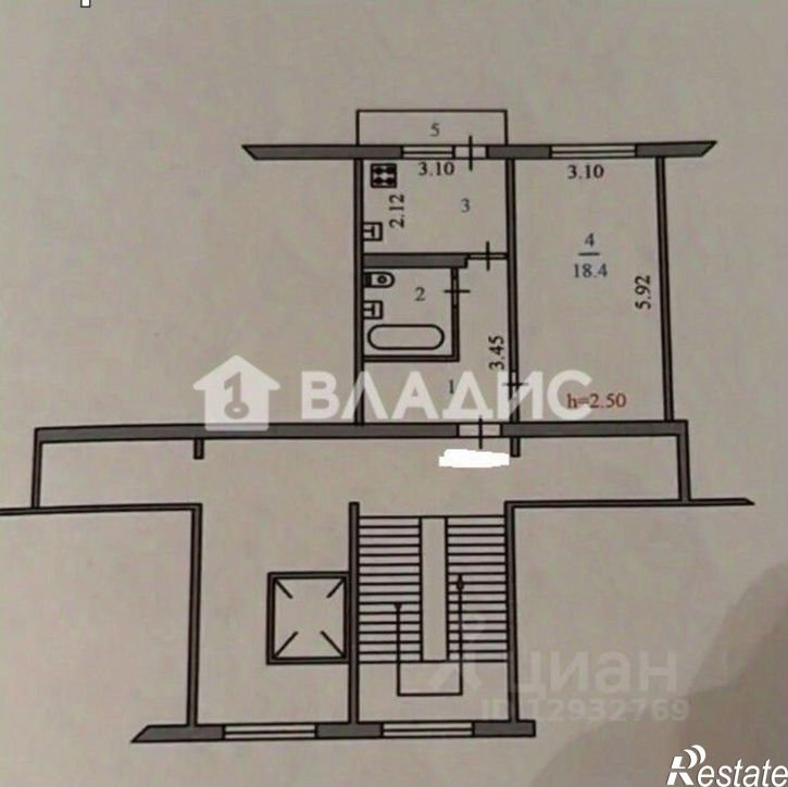 1-комн квартира Пенза, улица Воронова, 2