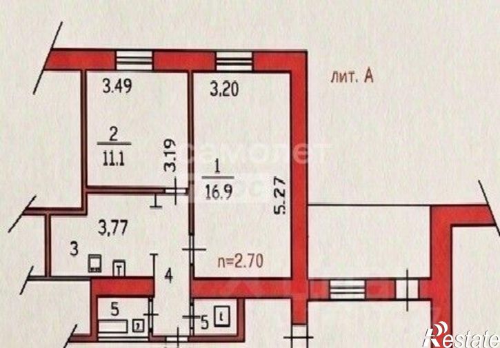 2-комн квартира ул Антонова, 14,  д. 14