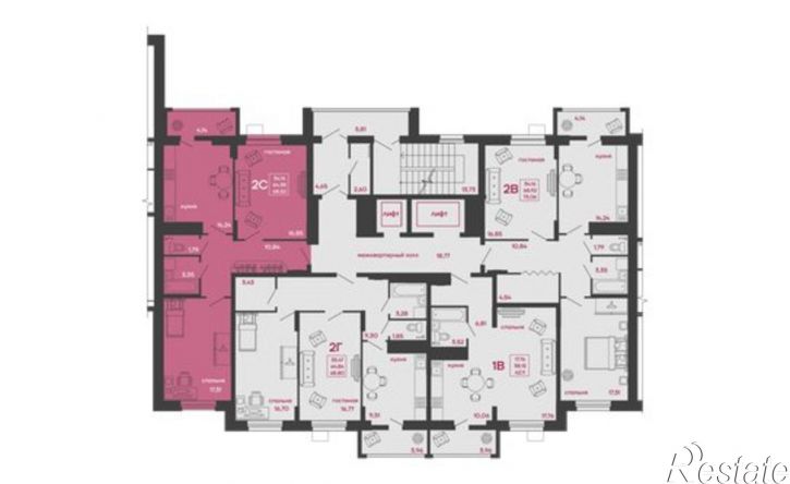 2-комн квартира ул Богданова, 34,  д. 34
