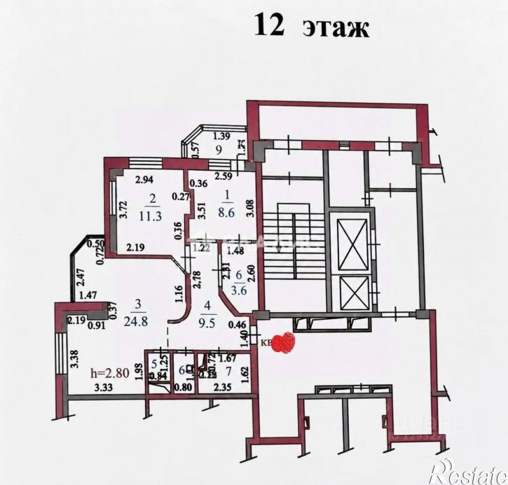 2-комн квартира ул Фурманова, 21,  д. 21