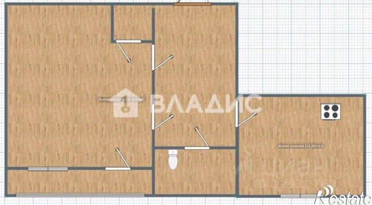 3-комн квартира ул Коммунистическая, 21Б,  д. 21Б
