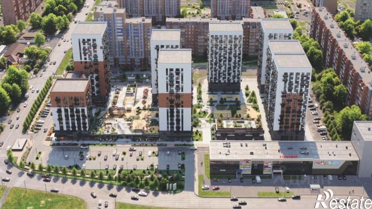 3-комн квартира в новом доме пр-кт Строителей, 21А/1,  д. 21А/1