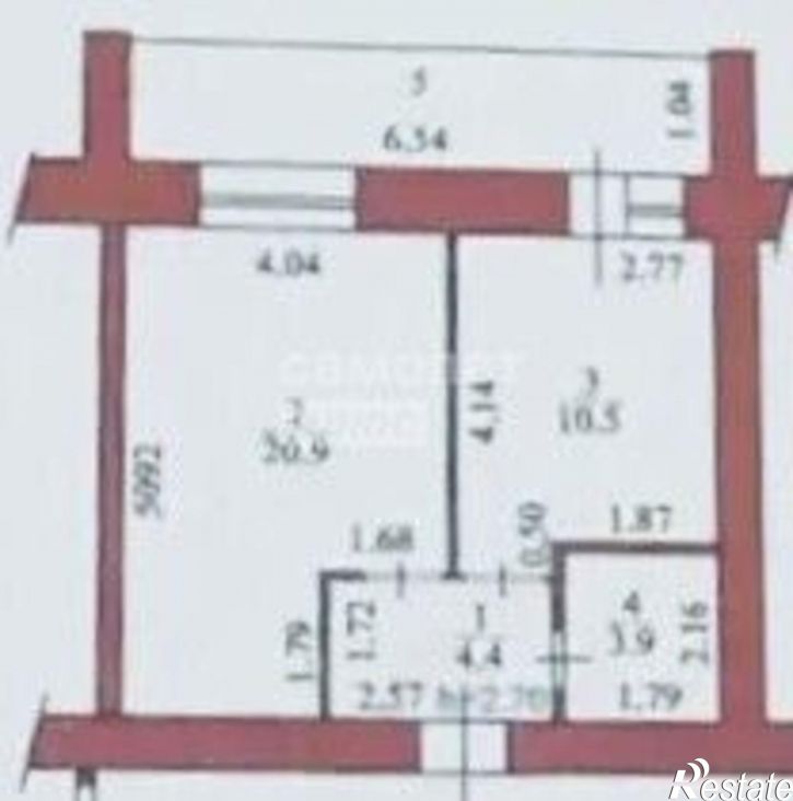1-комн квартира ул Тамбовская, 9,  д. 9
