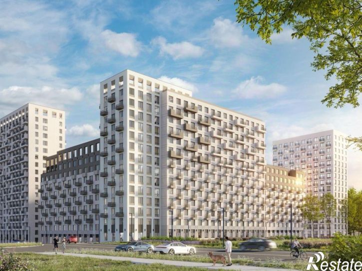1-комн квартира в новом доме ул Мереняшева, 2,  д. 2