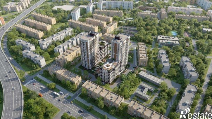 3-комн квартира в новом доме ул Ворошилова, 14,  д. 14