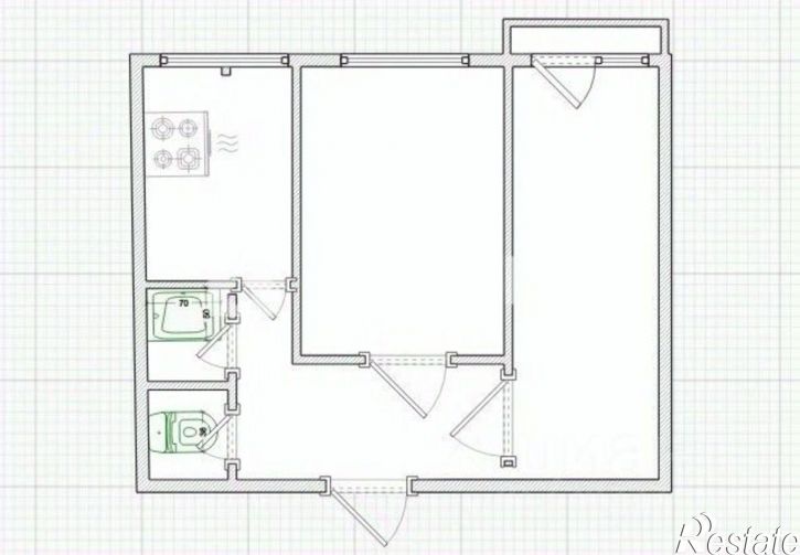2-комн квартира 3-й проезд Можайского, 18,  д. 18