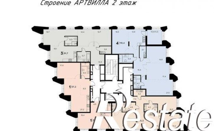 2-комн квартира в новом доме улица Богданова, 33,  д. 33
