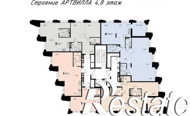 4-комн квартира в новом доме улица Богданова, 33,  д. 33
