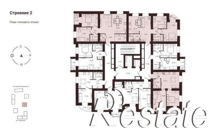 1-комн квартира в новом доме 4-й проезд Терновского, , 6,  д. , 6